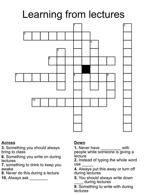Ideas worth spreading lectures crossword. Things To Know About Ideas worth spreading lectures crossword. 